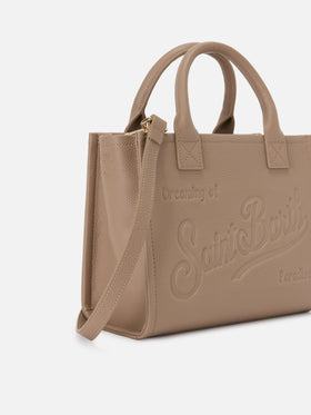 Beige pebbled leather Vanity medium bag