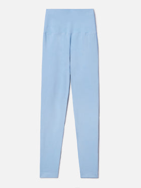 Leggings sportivi Vega azzurri in tessuto tecnico