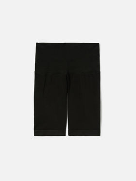 Black Vega technical fabric biker leggings