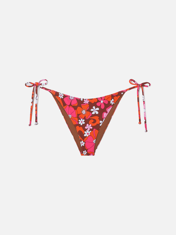 Slip mare Virgo con fantasia floreale