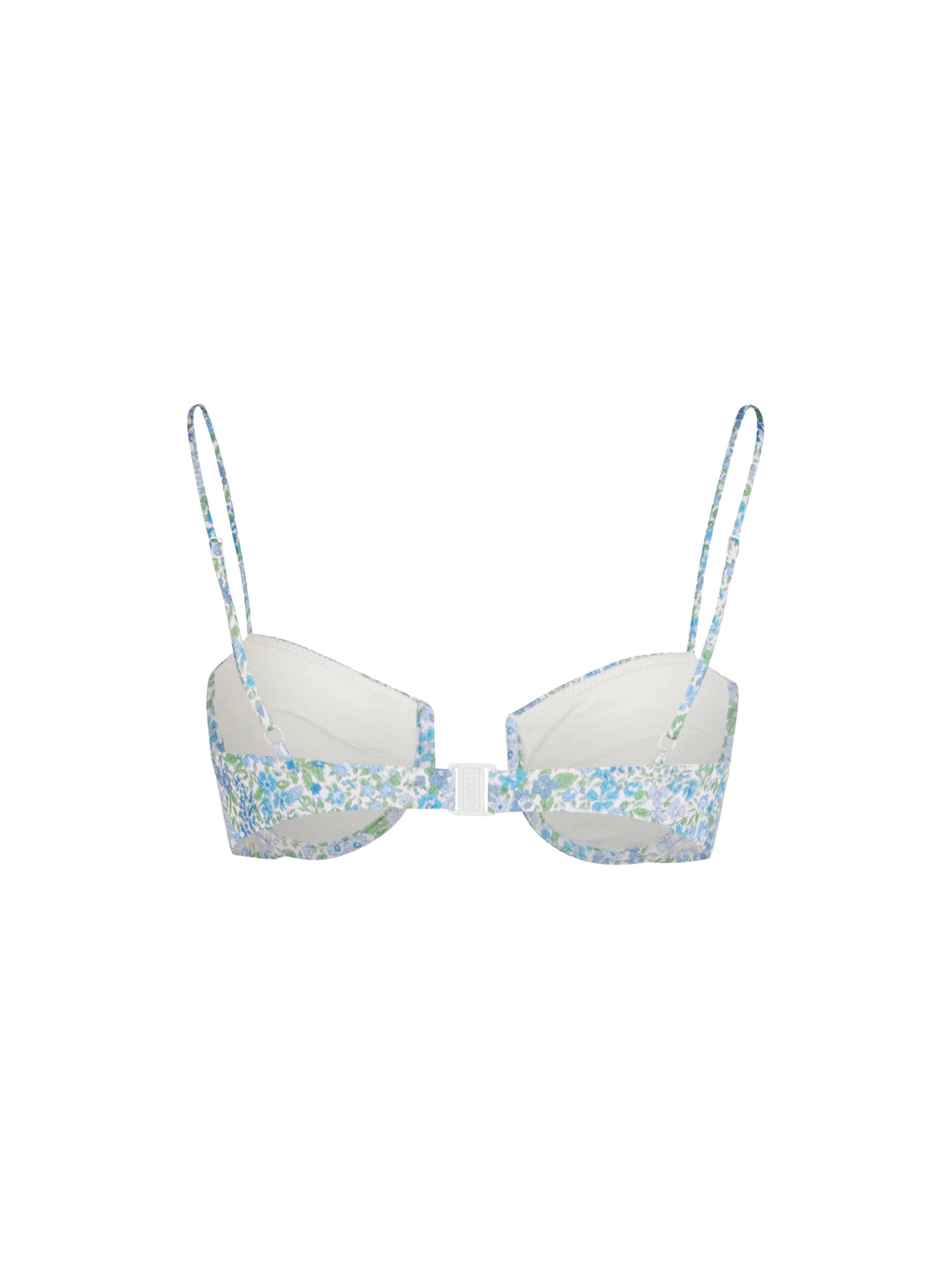 Woman underwired bralette top Salina with Joanna Luise print | MADE WITH LIBERTY FABRIC - MC2 Saint Barth