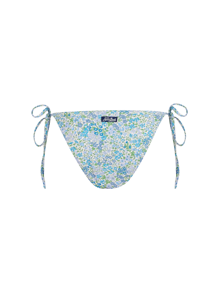 Woman classic swim briefs Virgo with joanna Luise print | MADE WITH LIBERTY FABRIC - MC2 Saint Barth