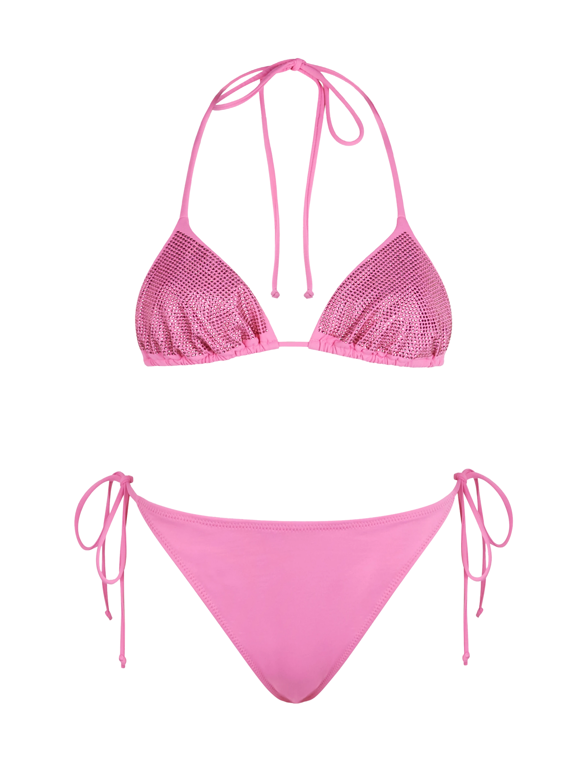 Woman triangle bikini Annabelle Virgo with rhinestones - MC2 Saint Barth