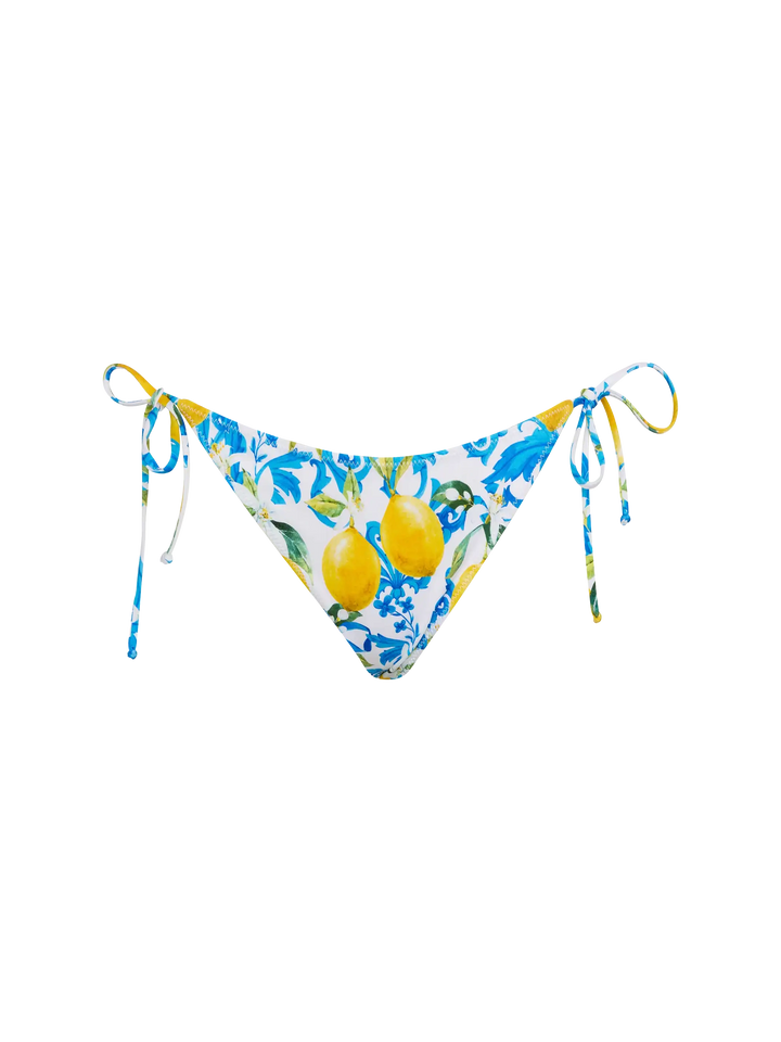 Virgo classic swim briefs with majolica print - MC2 Saint Barth
