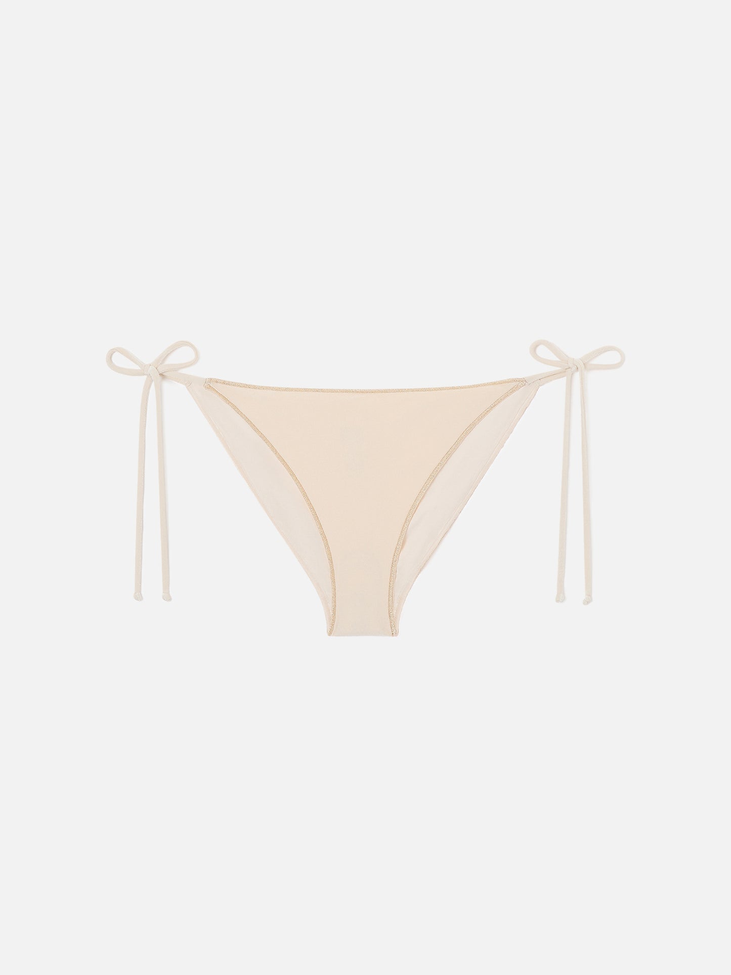 Slip mare Virgo classico in velluto oro