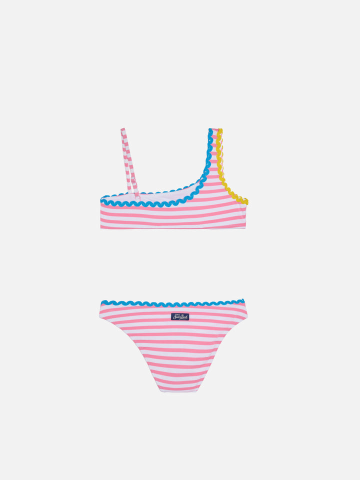 Girl one shoulder bikini - MC2 Saint Barth