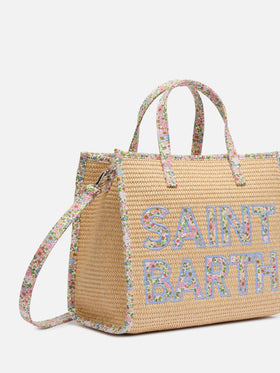 Beige Vivian Midi Straw handbag - MC2 Saint Barth