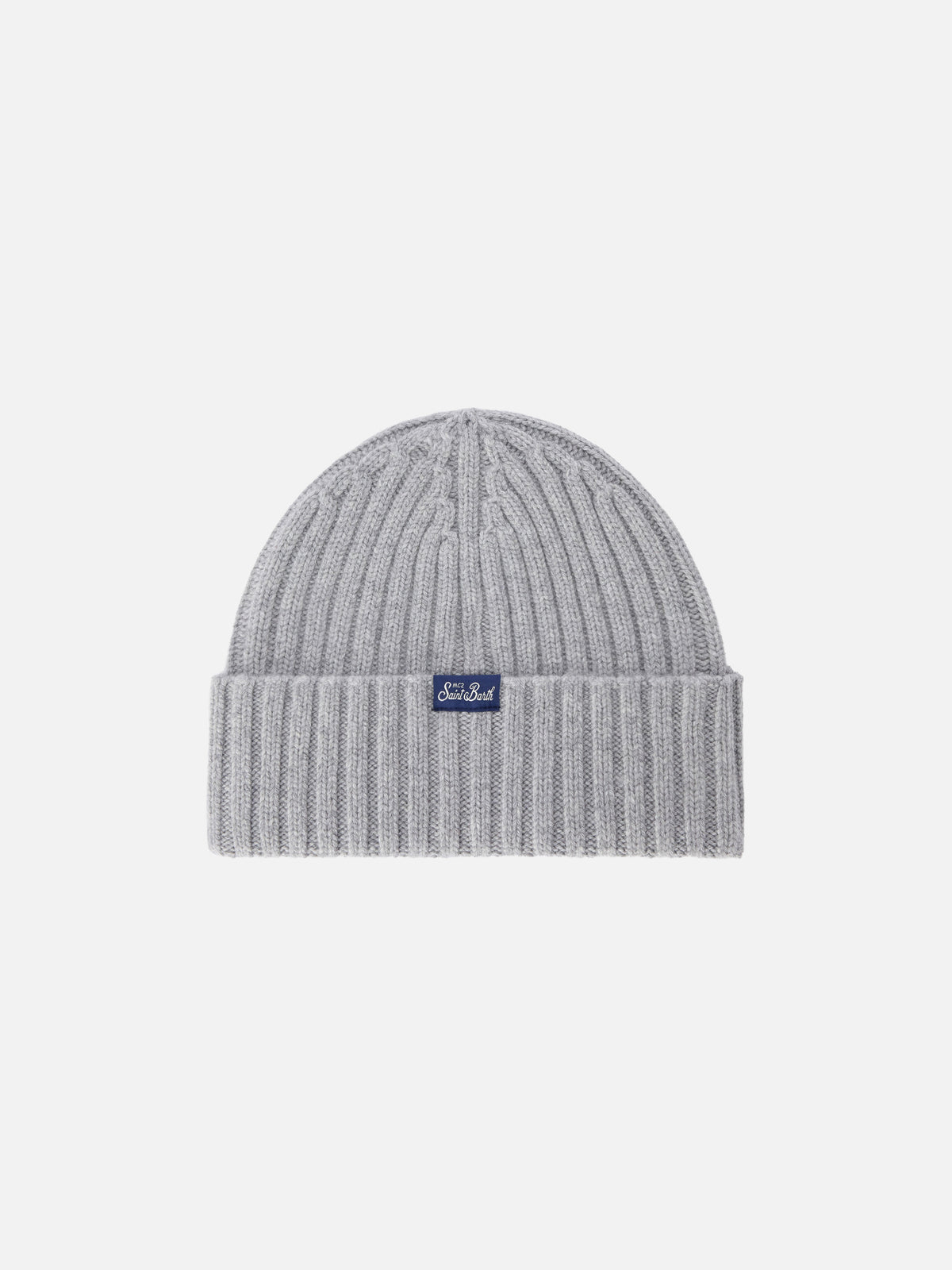 Gorro Wengen gris claro con bordado Après Sking 