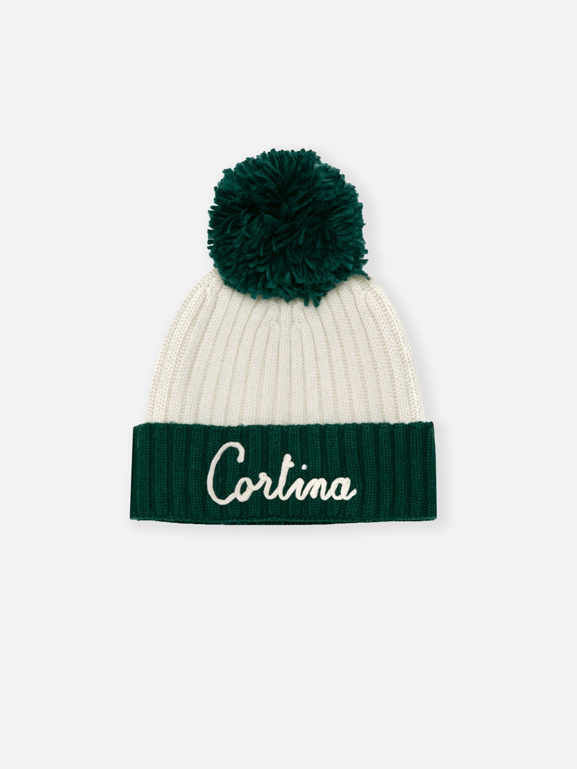 Man hat with Cortina embroidery and pompon - MC2 Saint Barth