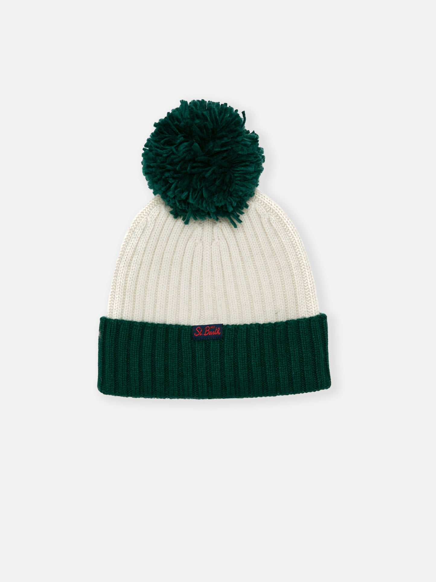 Man hat with Cortina embroidery and pompon - MC2 Saint Barth