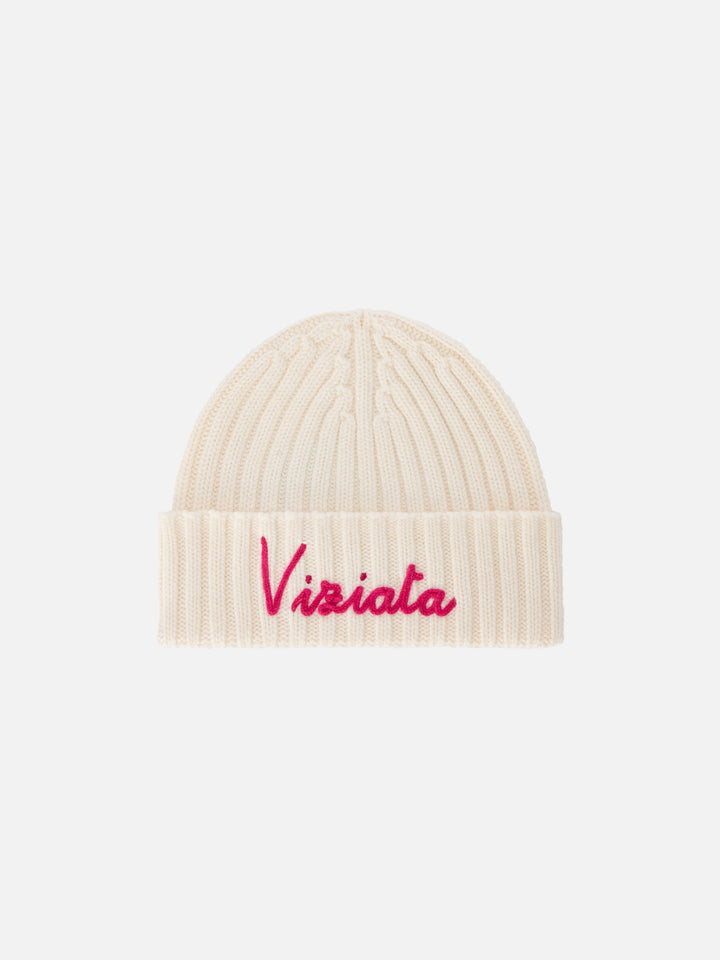 Off-White-Wengen-Beanie mit Viziata-Stickerei 