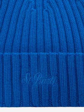 Gorro Wengen de 100% WOOL en azul eléctrico 