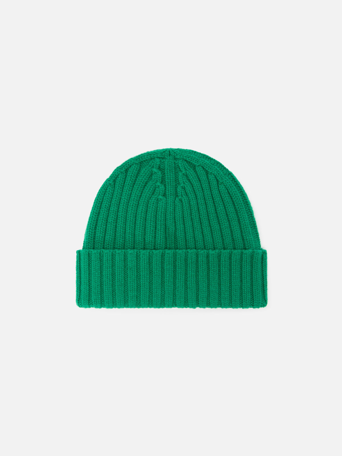 Bonnet Wengen vert en laine avec logo brodé 