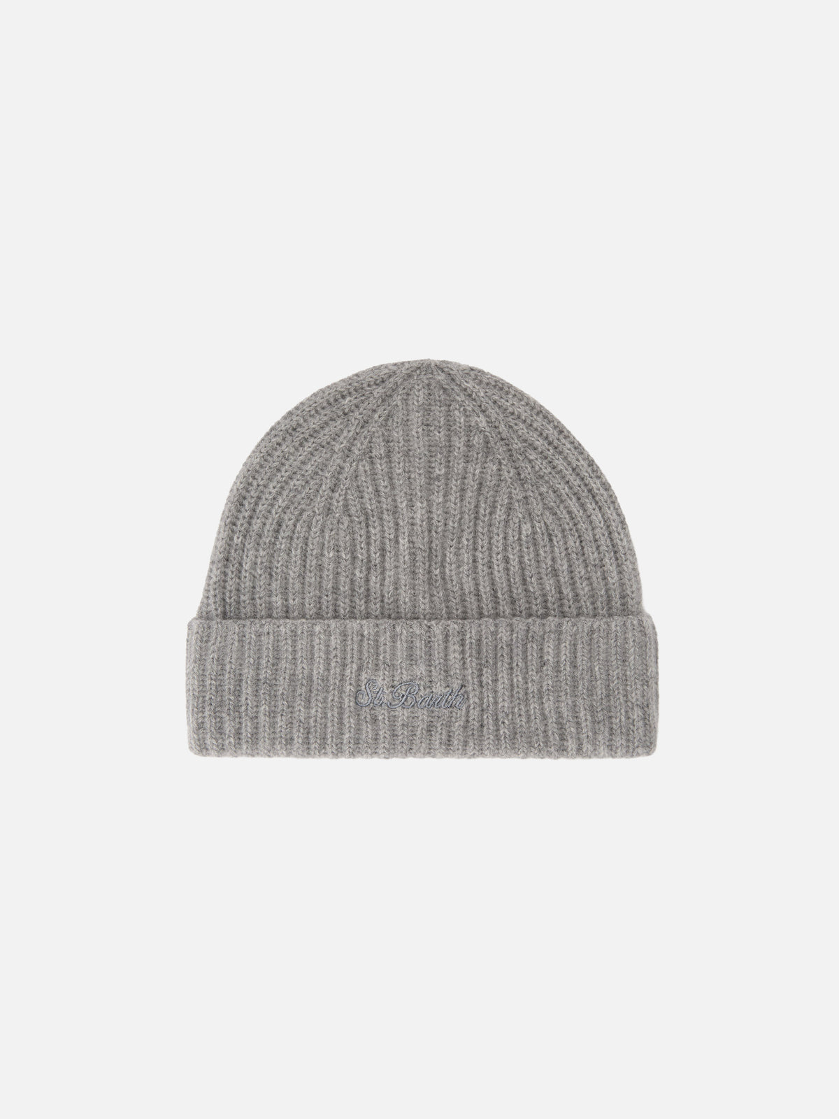 Grey Wengen cashmere beanie