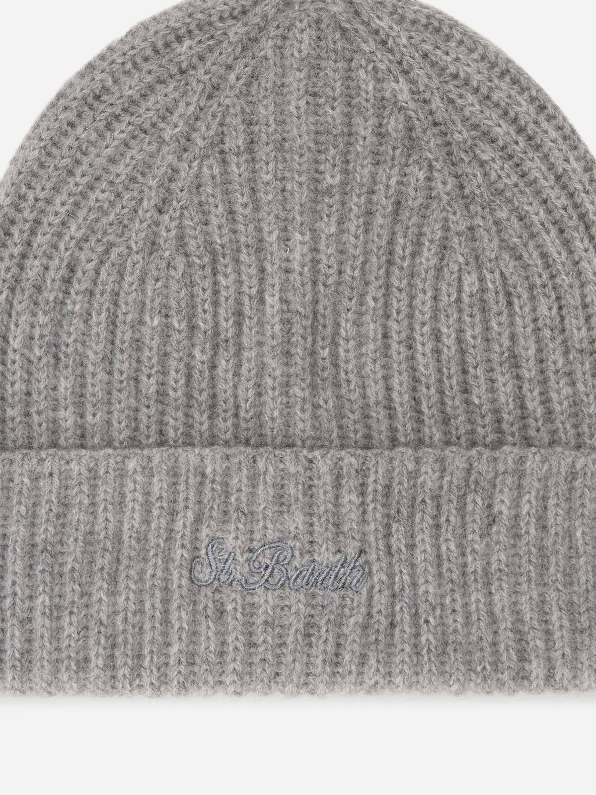 Grey Wengen cashmere beanie