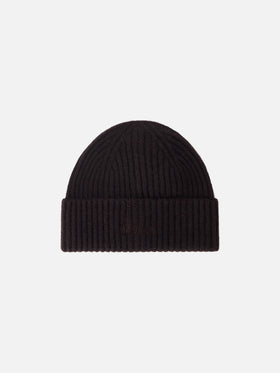 Brown Wengen cashmere beanie