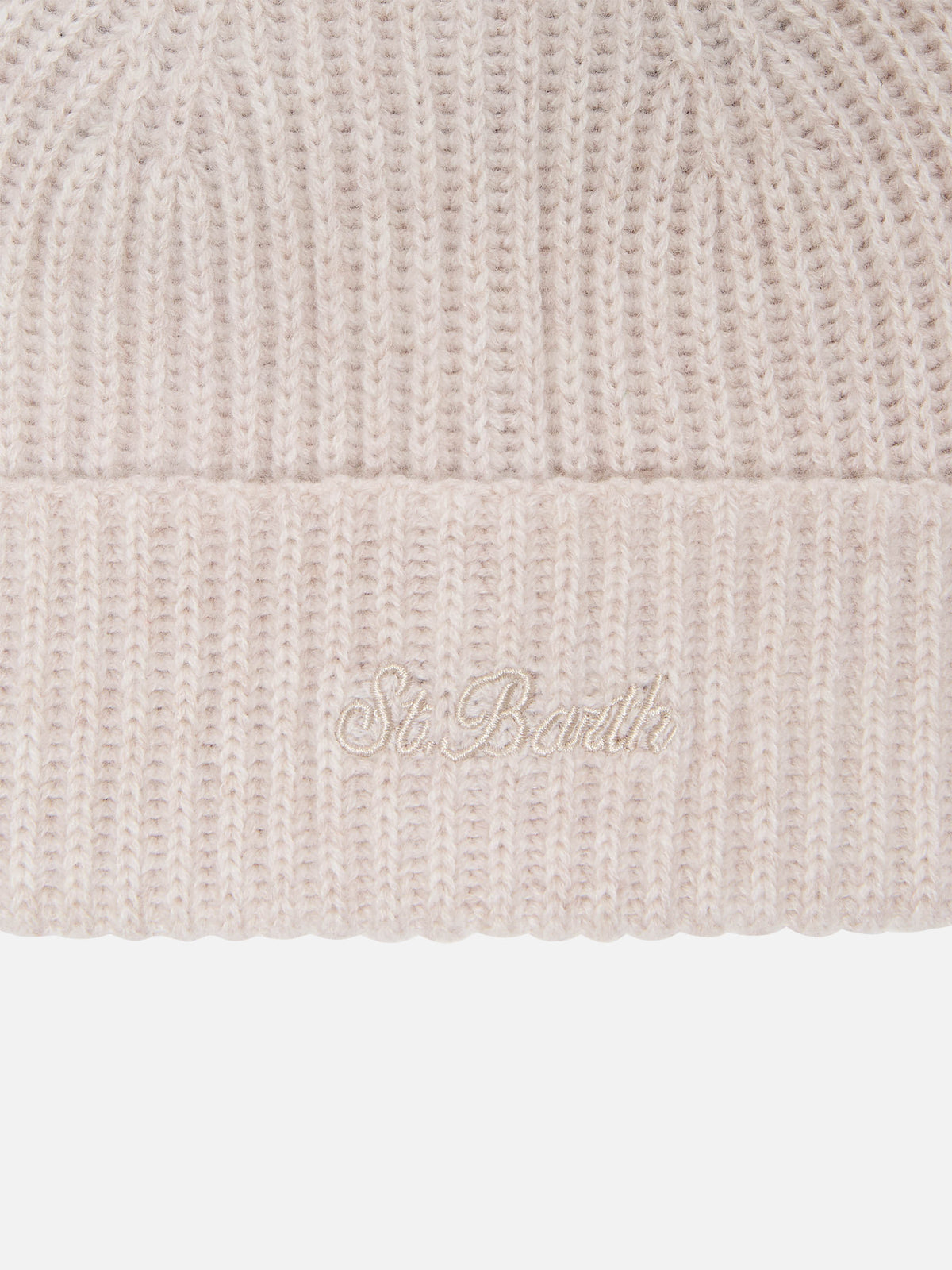 Bonnet en cachemire Wengen beige 