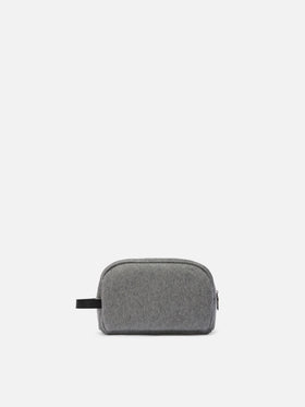 Westwood Vanity Case in gray wool blend felt
