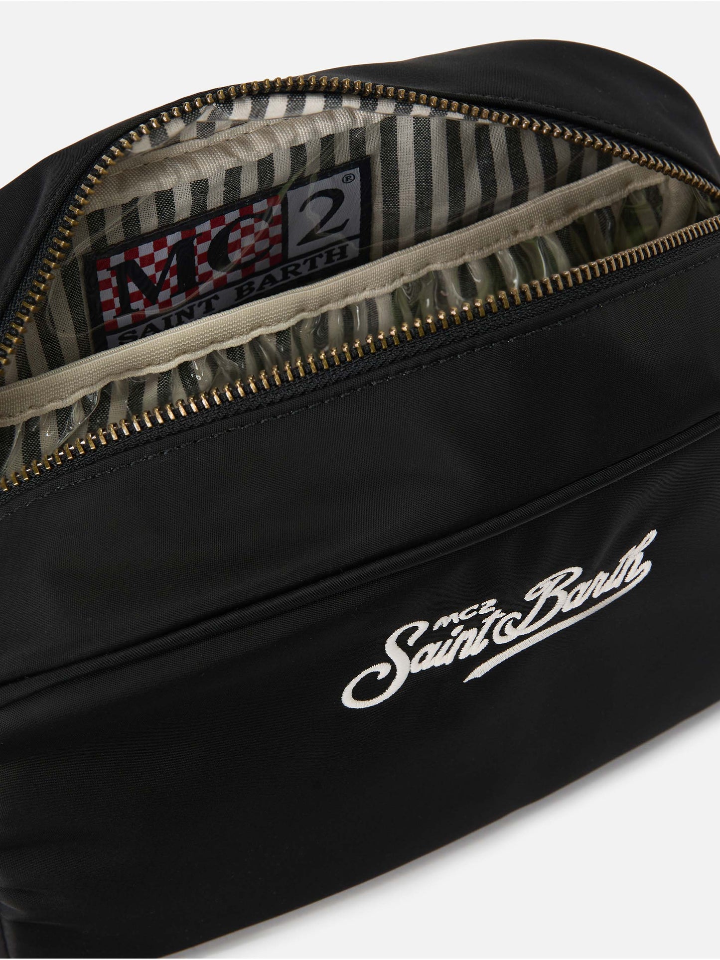 Westwood black nylon beauty bag