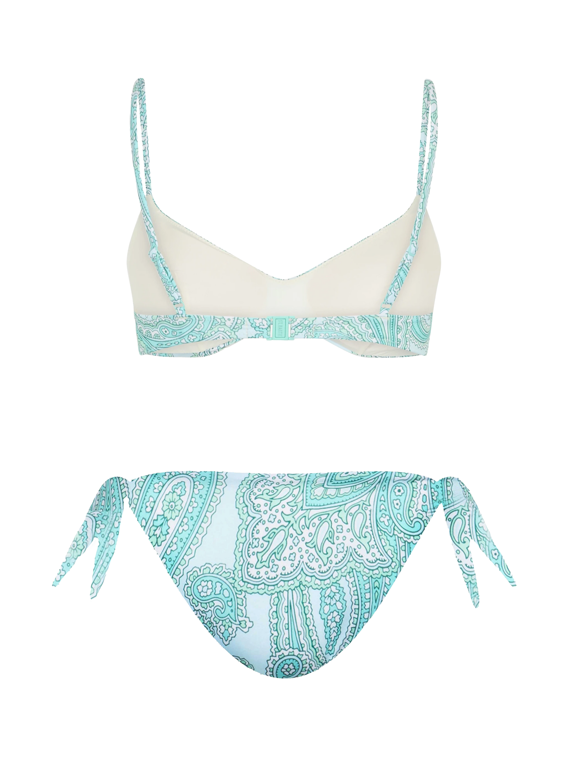 Woman paisley scoop bralette bikini May Yali - MC2 Saint Barth