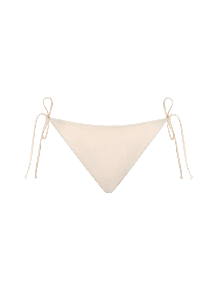 Woman triangle beige bikini with rhinestones - MC2 Saint Barth