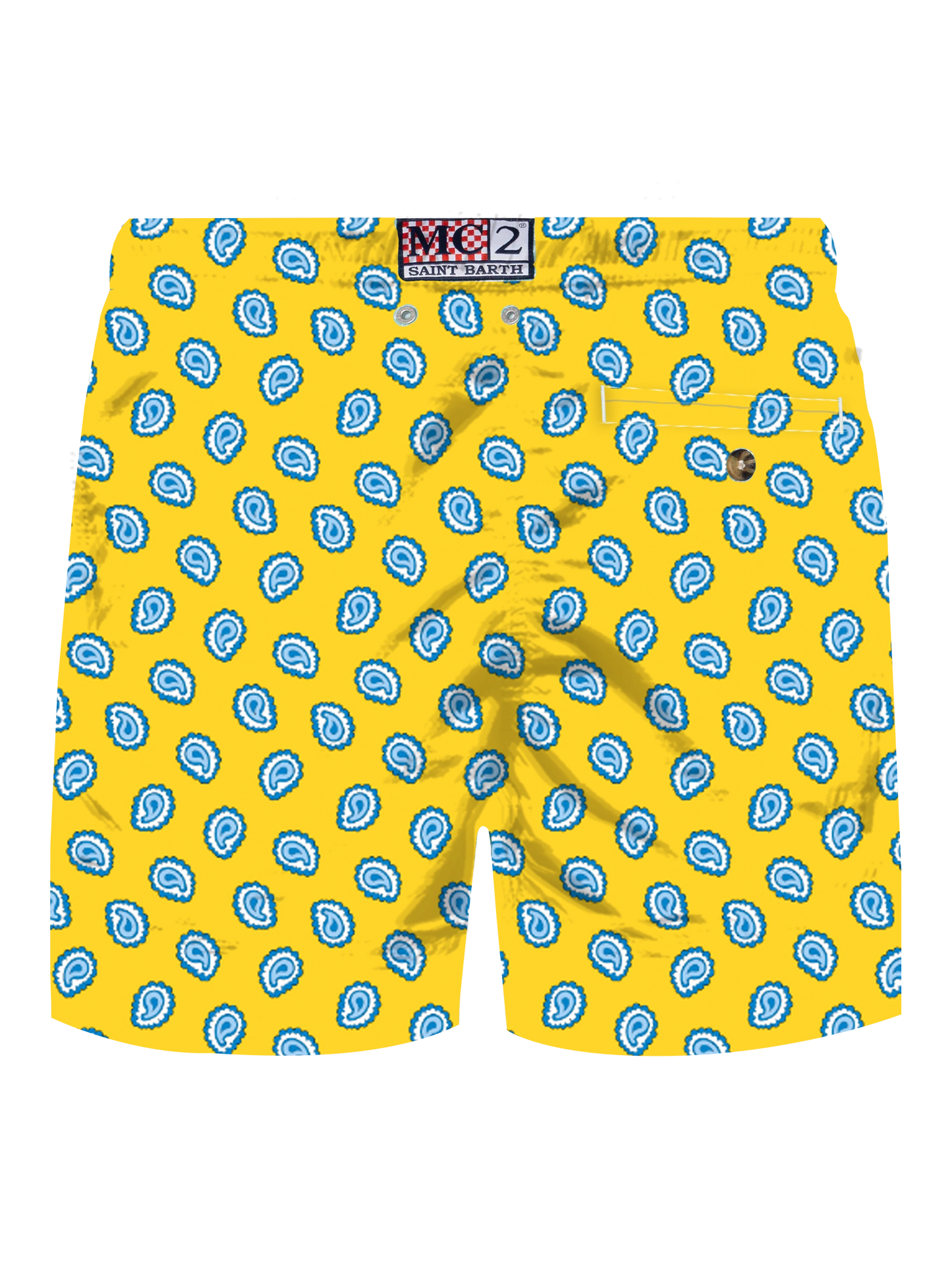 Lighting swim shorts with paisley tie print - MC2 Saint Barth