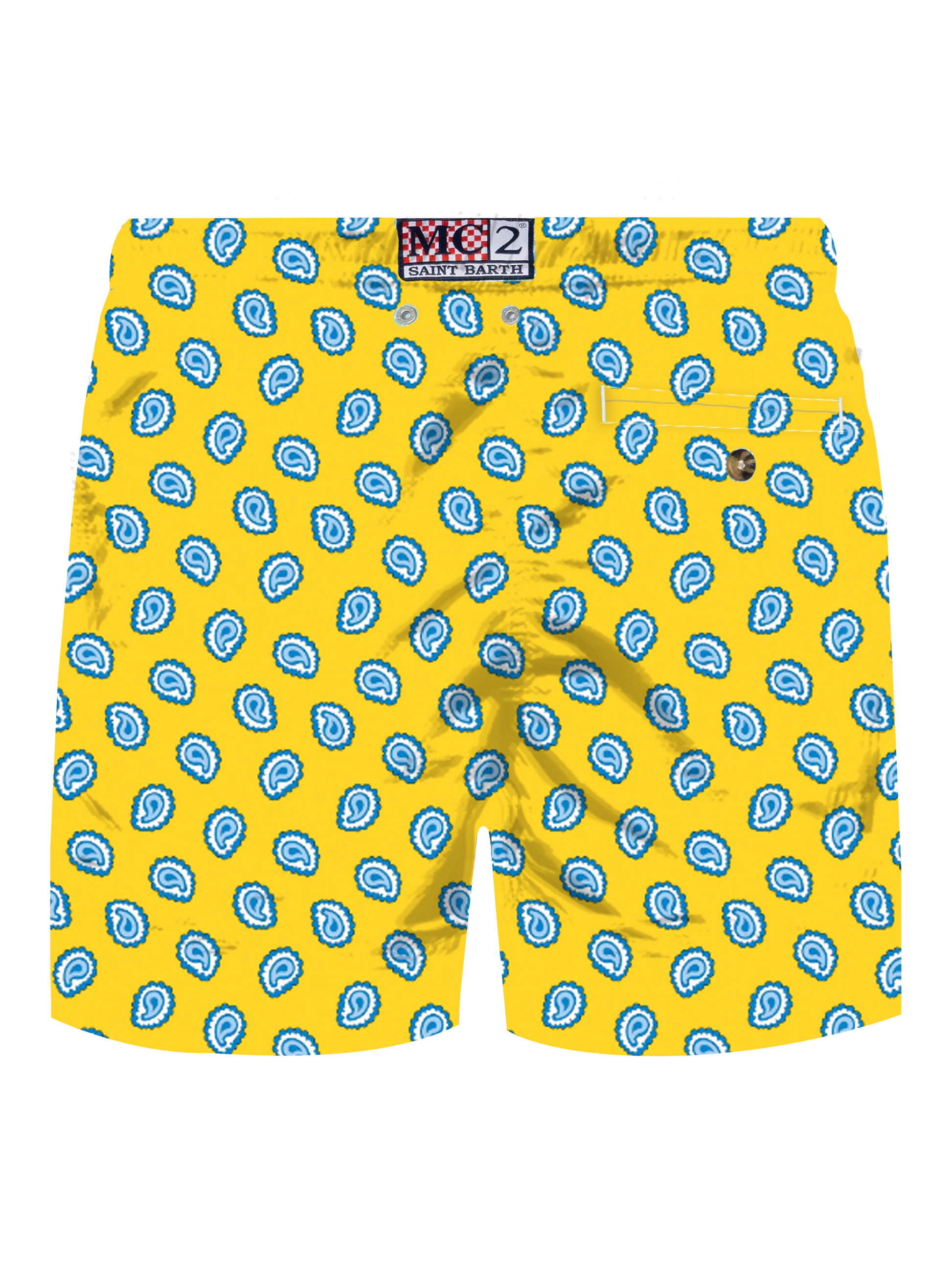 Lighting swim shorts with paisley tie print - MC2 Saint Barth