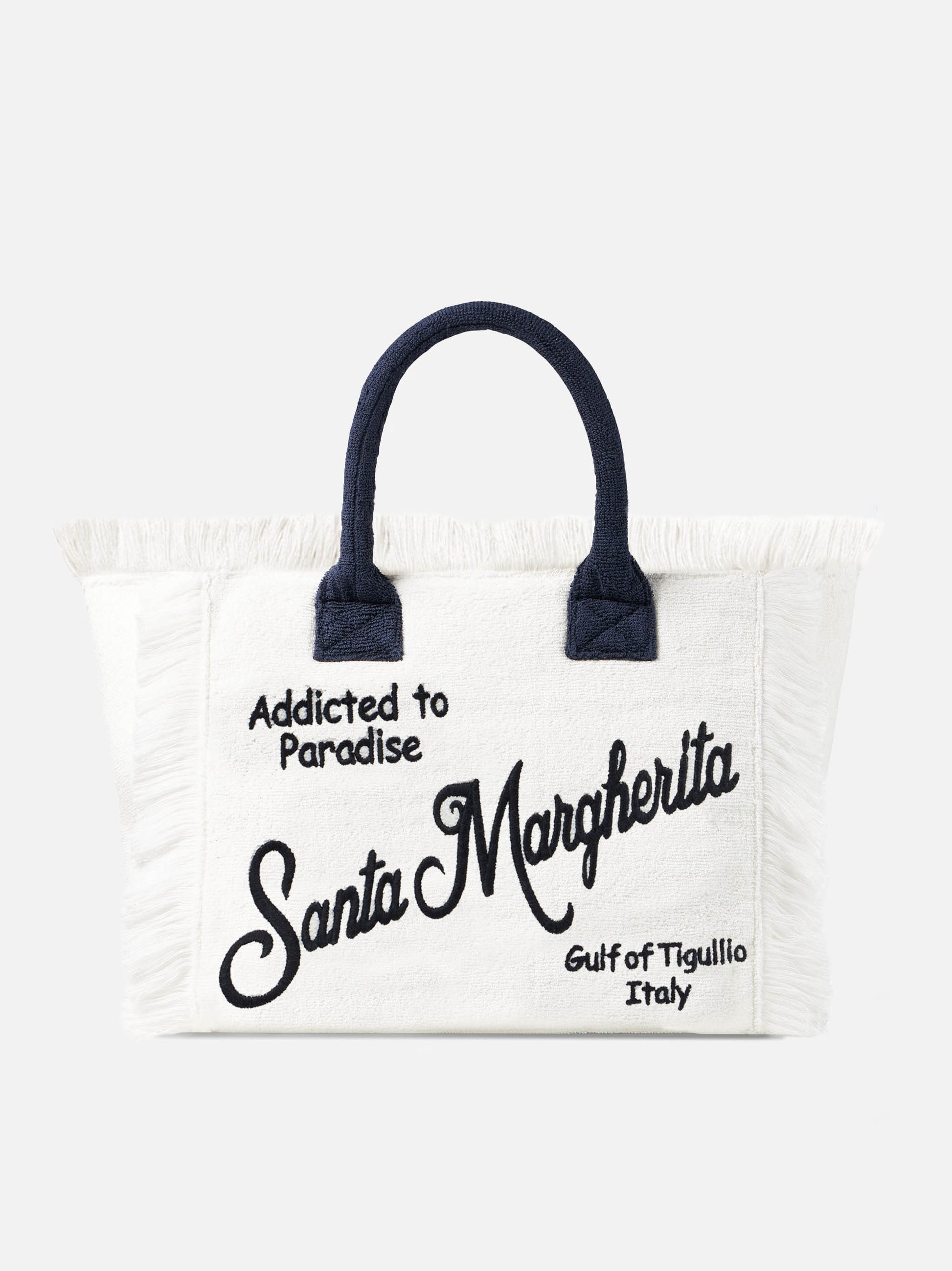Vanity terry shoulder bag with Santa Margherita embroidery - MC2 Saint Barth