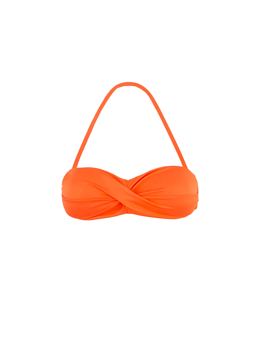 Orange beandeau top - MC2 Saint Barth