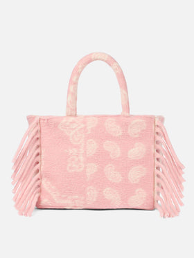 Colette blanket handbag with bandanna print - MC2 Saint Barth