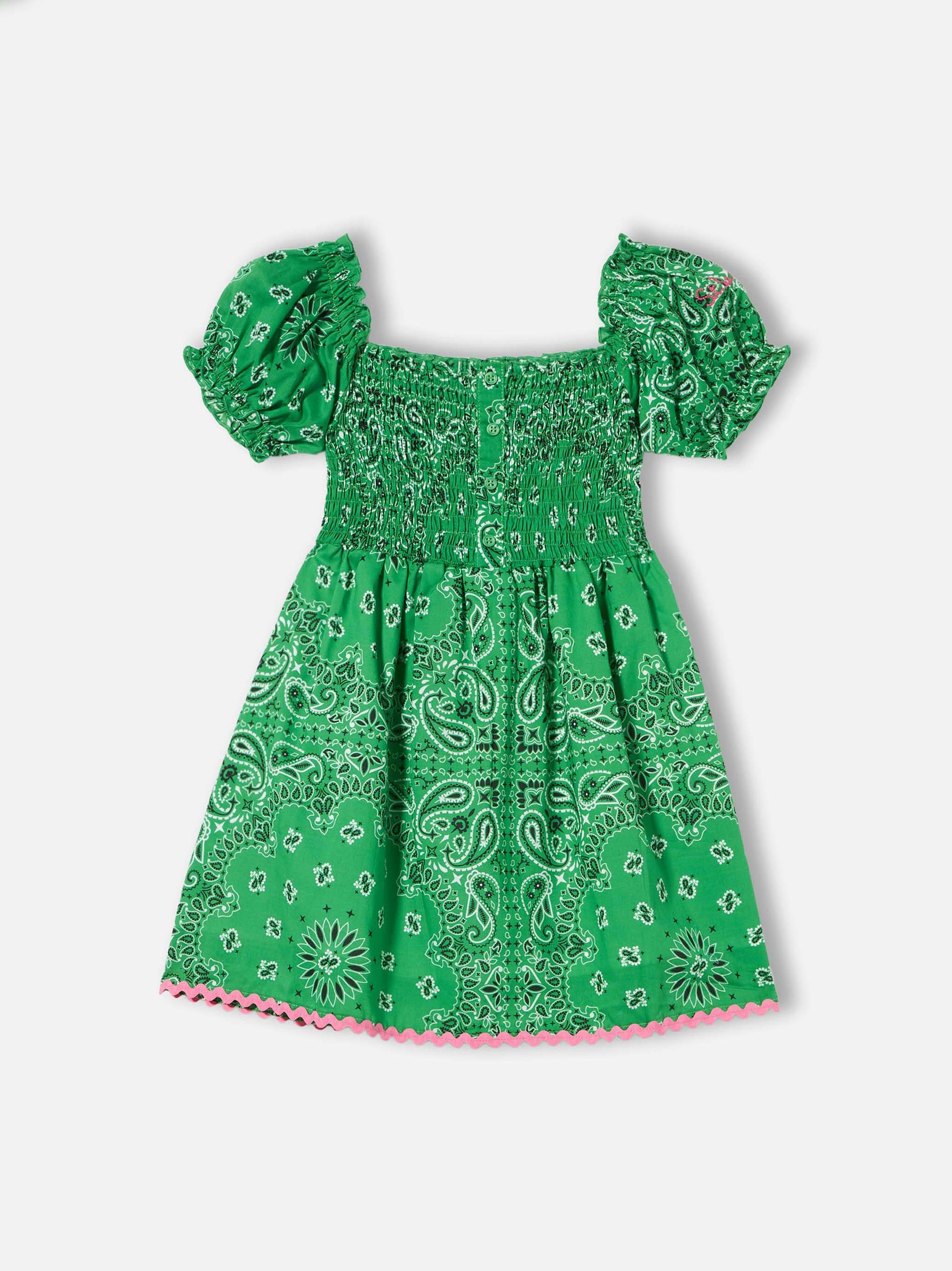 Girl dress bandanna print - MC2 Saint Barth