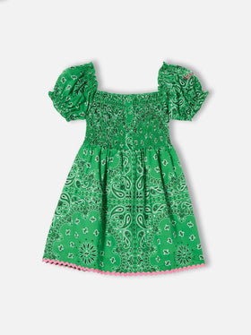 Girl dress bandanna print - MC2 Saint Barth