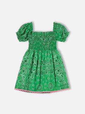Girl dress bandanna print - MC2 Saint Barth