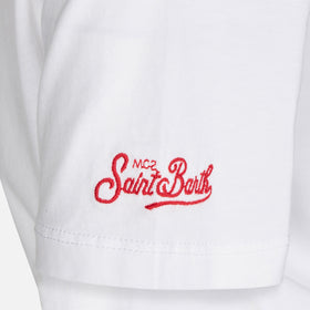 Boy cotton t-shirt with Devil Bart print | THE SIMPSONS SPECIAL EDITION - MC2 Saint Barth