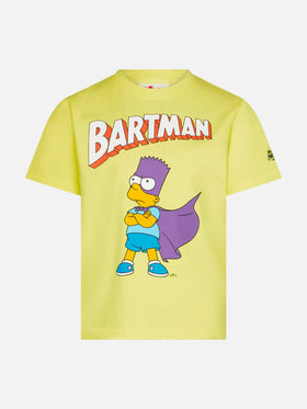 Boy yellow cotton t-shirt with Bartman print | THE SIMPSONS SPECIAL EDITION - MC2 Saint Barth