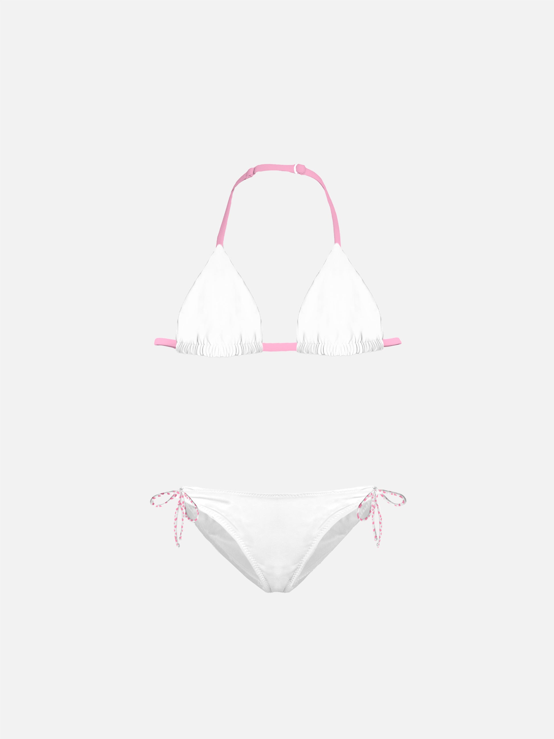 I love Forte embroidered girl's bikini - MC2 Saint Barth