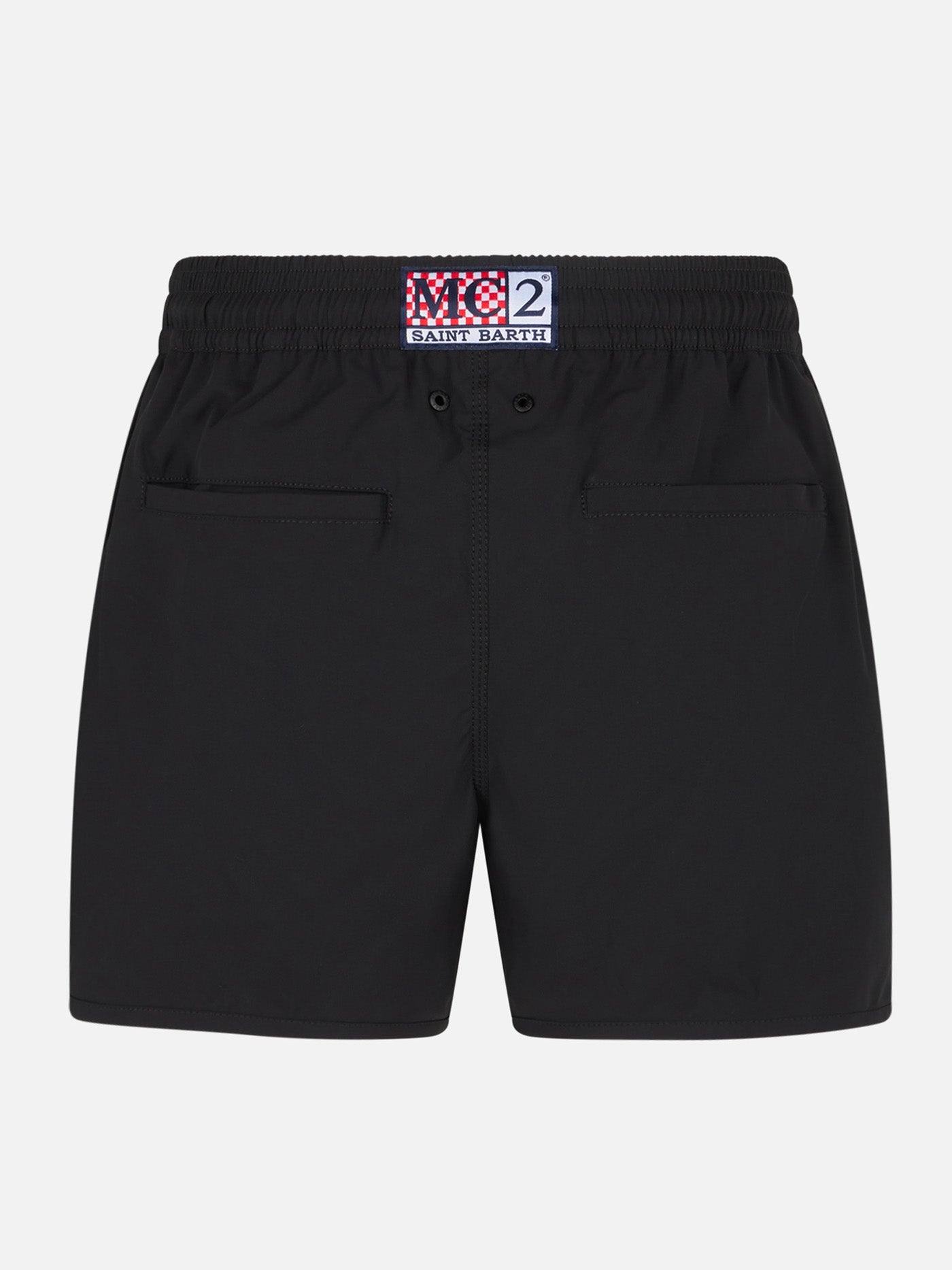 Man swim shorts with side logo and contrast - MC2 Saint Barth