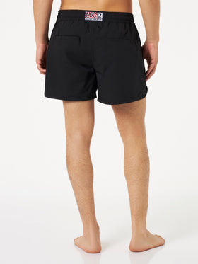 Man swim shorts with side logo and contrast - MC2 Saint Barth