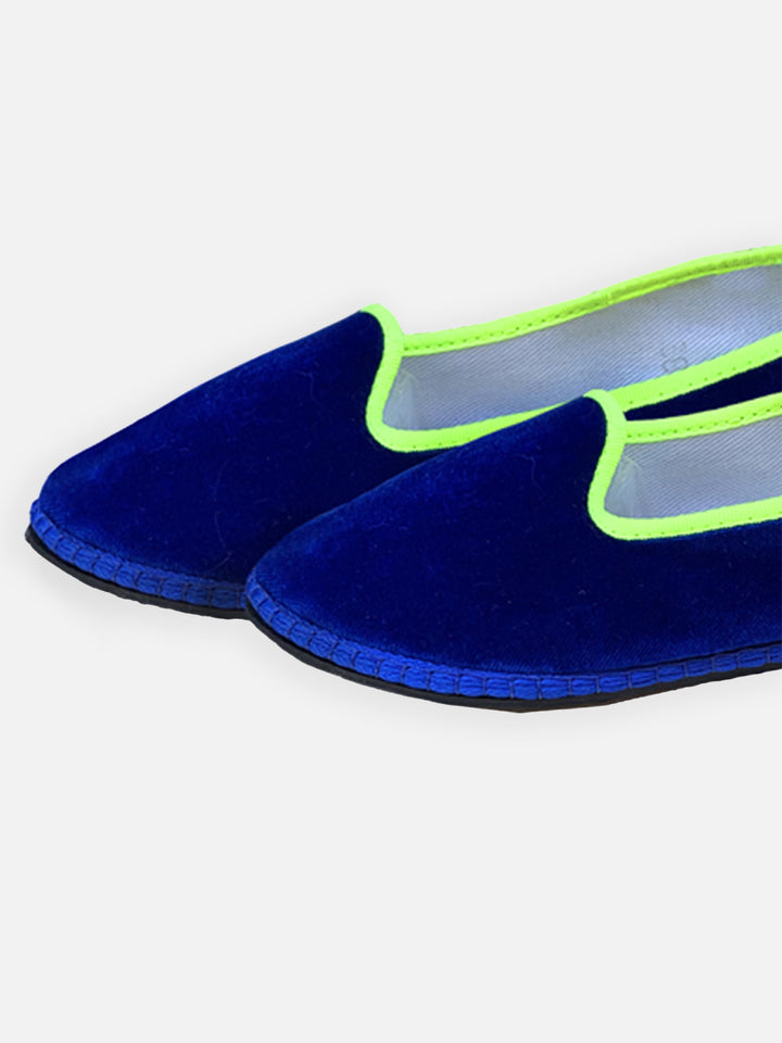 Bluette velvet slippers friulane - MC2 Saint Barth