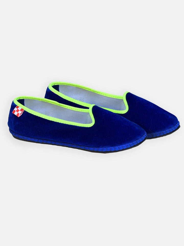 Bluette velvet slippers friulane - MC2 Saint Barth