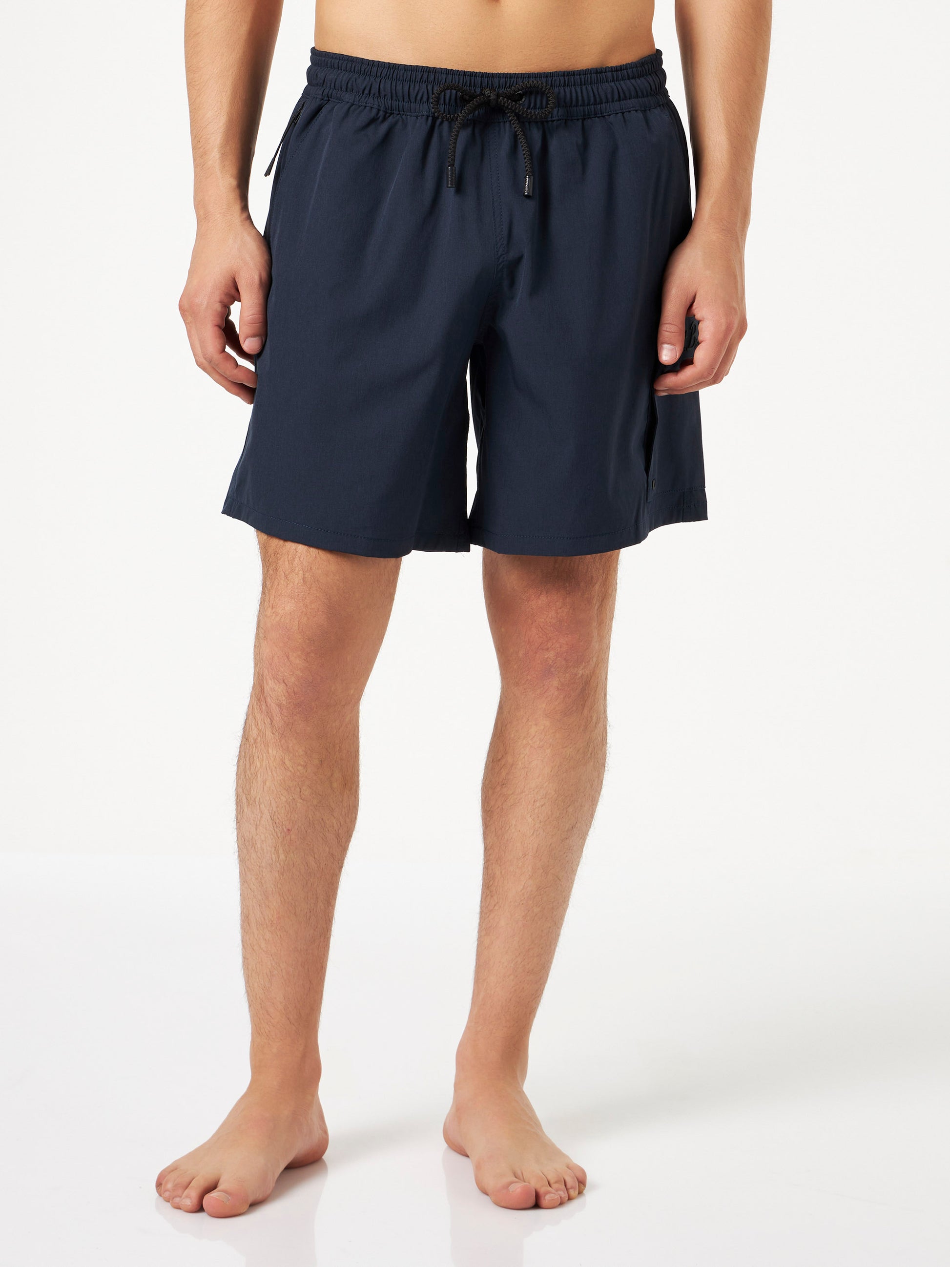 Man blue navy comfort and stretch swim shorts - MC2 Saint Barth