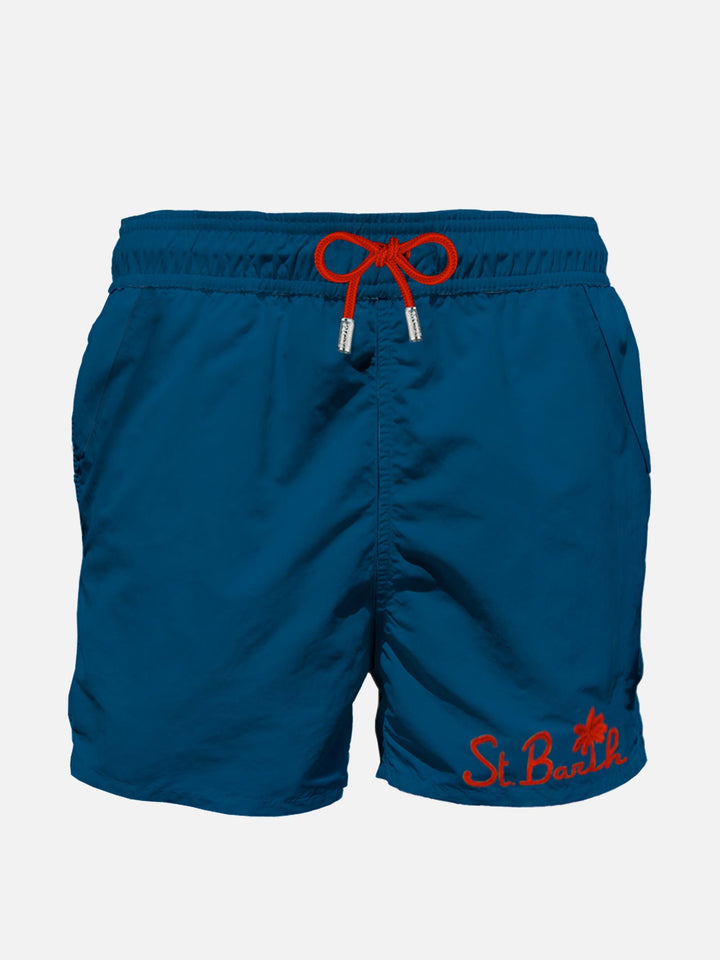 Blue man swim shorts with pocket - MC2 Saint Barth