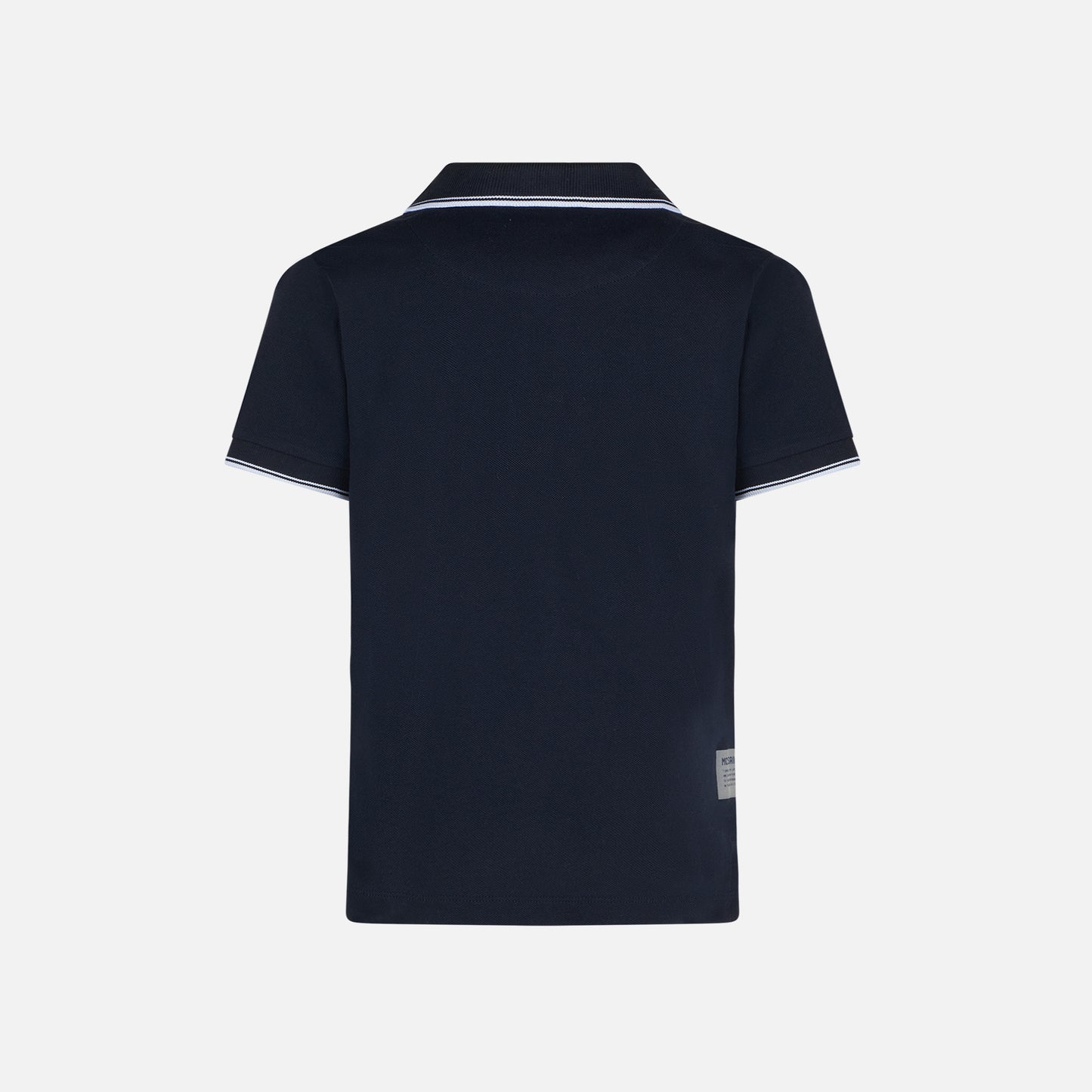 Blue piquet polo with St. Barth logo - MC2 Saint Barth