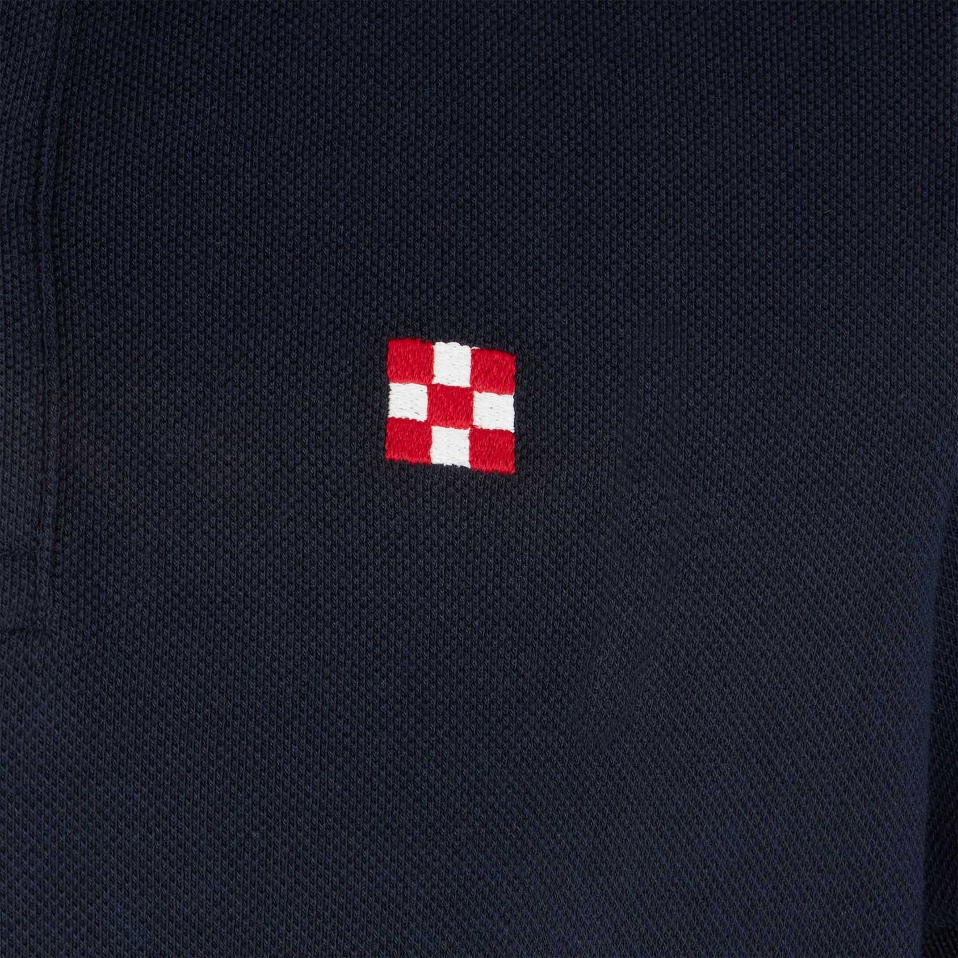 Blue piquet polo with St. Barth logo - MC2 Saint Barth