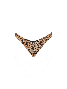 Animalier print cheeky swim briefs - MC2 Saint Barth