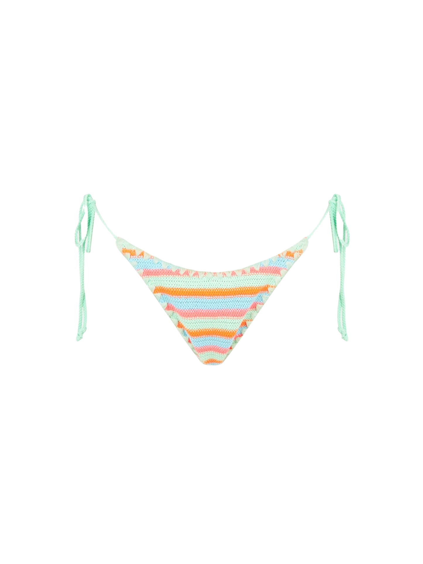 Woman striped crochet swim briefs - MC2 Saint Barth