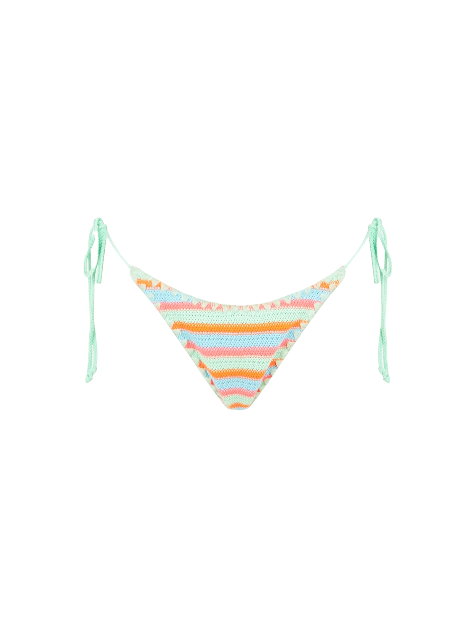 Woman striped crochet swim briefs - MC2 Saint Barth