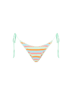 Woman striped crochet swim briefs - MC2 Saint Barth