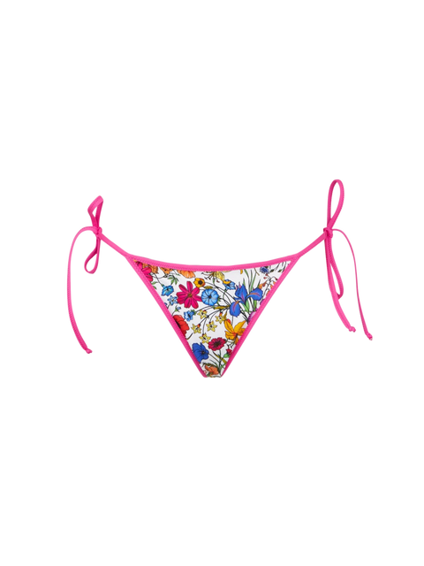Woman swim briefs with flower print - MC2 Saint Barth