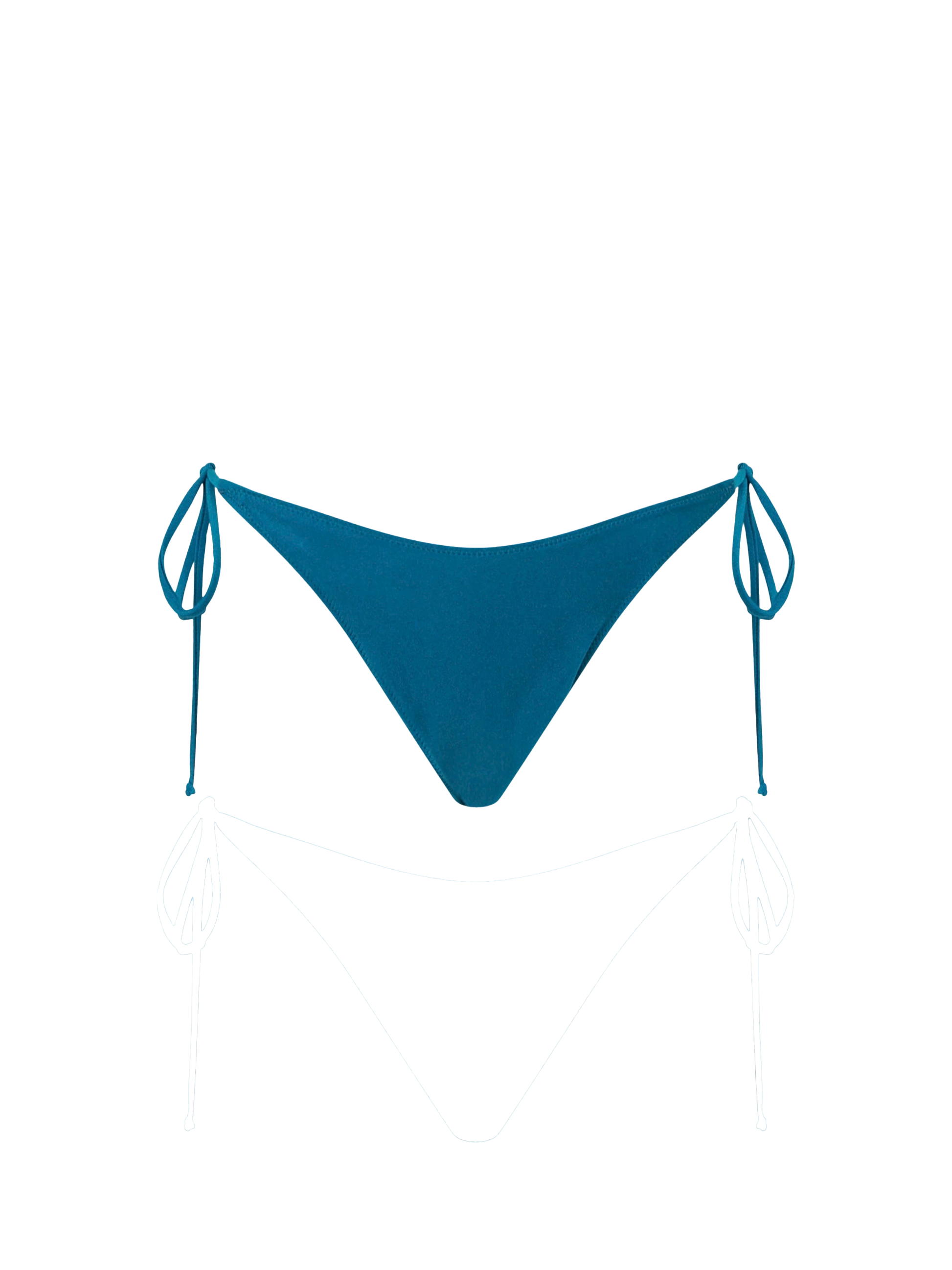 Woman teal green swim briefs - MC2 Saint Barth